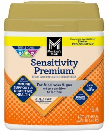 Sensitivity Premium Infant Formula Milk-based Powder With Iron