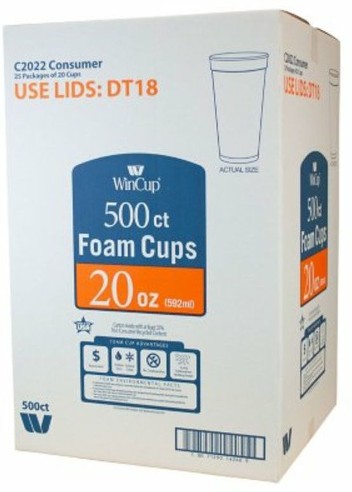 20 Ounce Foam Cup