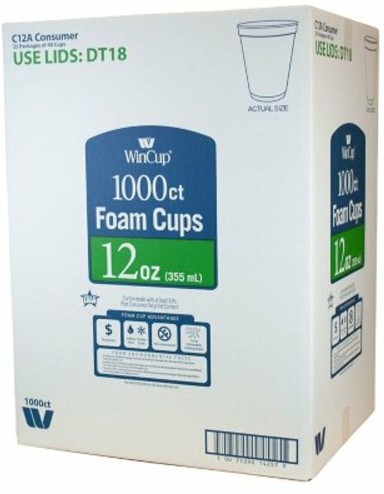 12-Ounce Foam Cup