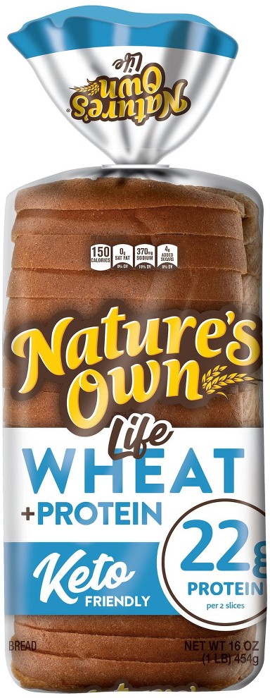 Life Wheat + Protein Bread, 16 oz.