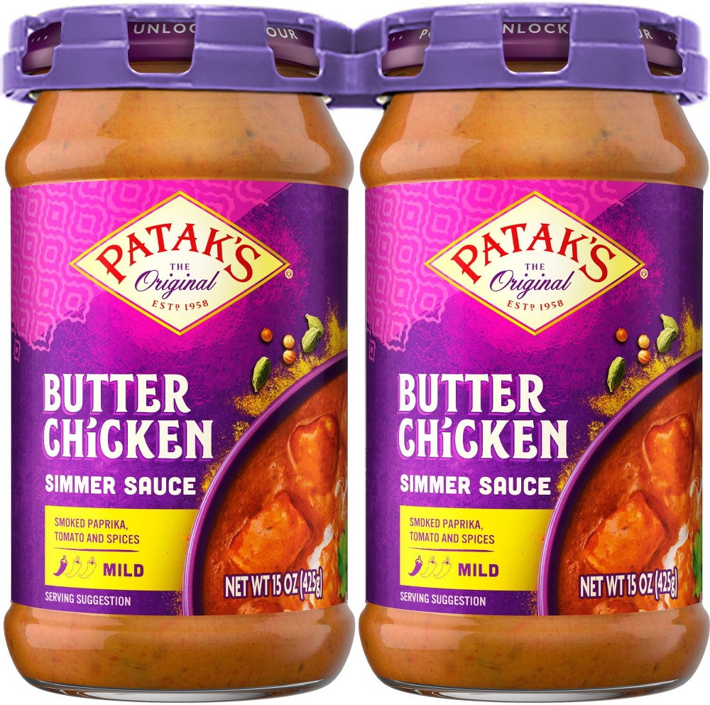 Butter Chicken Curry Simmer Sauce, 15 oz., 2 pk.
