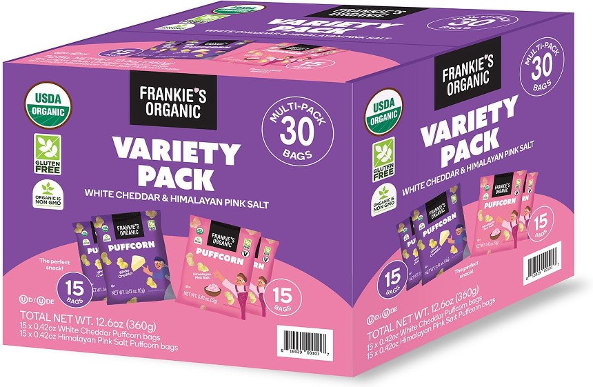 Puffcorn Variety Pack, 0.42 oz., 30 pk.