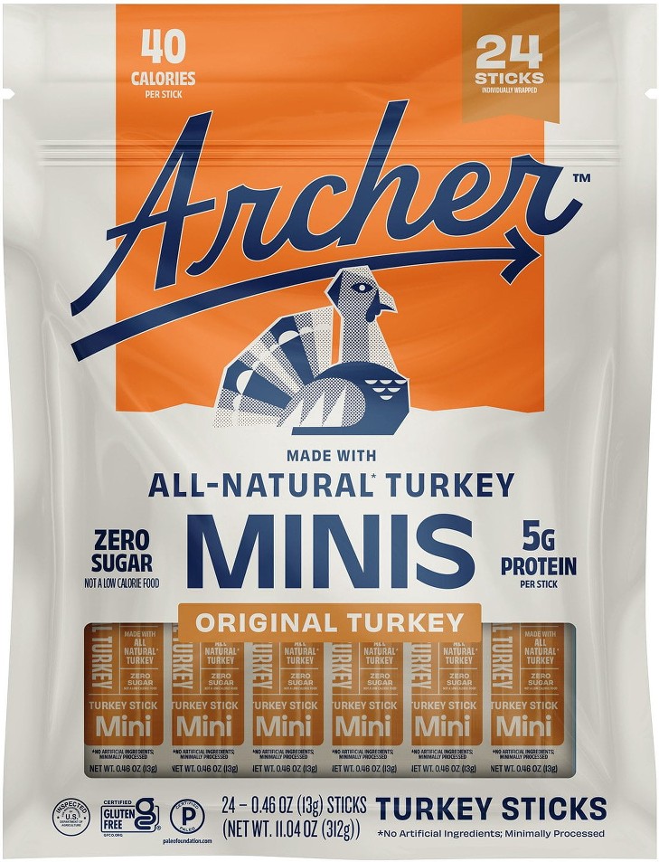 Mini Classic Turkey Sticks, 0.46 oz., 24 pk.