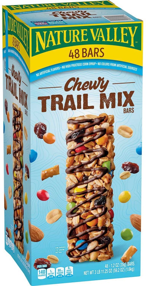 Drizzled Chewy Trail Mix Bars, 48 ct.