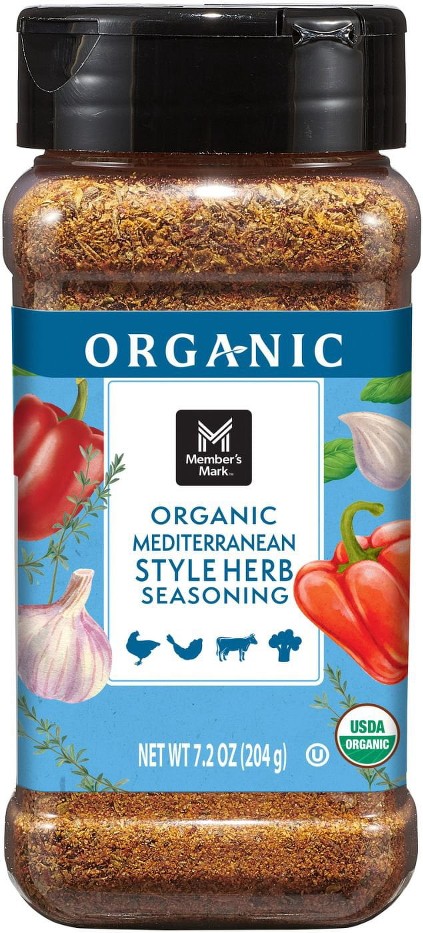 Organic Mediterranean Style Herb Seasoning, 7.2 oz.