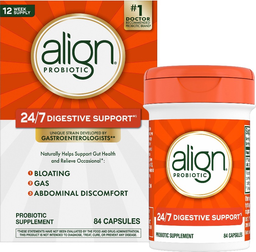 Probiotic Digestive Health Supplement Capsules, 84 ct.