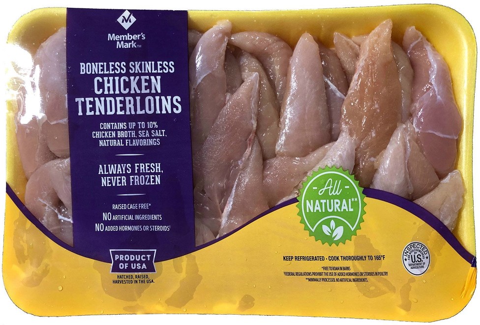 Chicken Tenderloins, Fresh, priced per pound