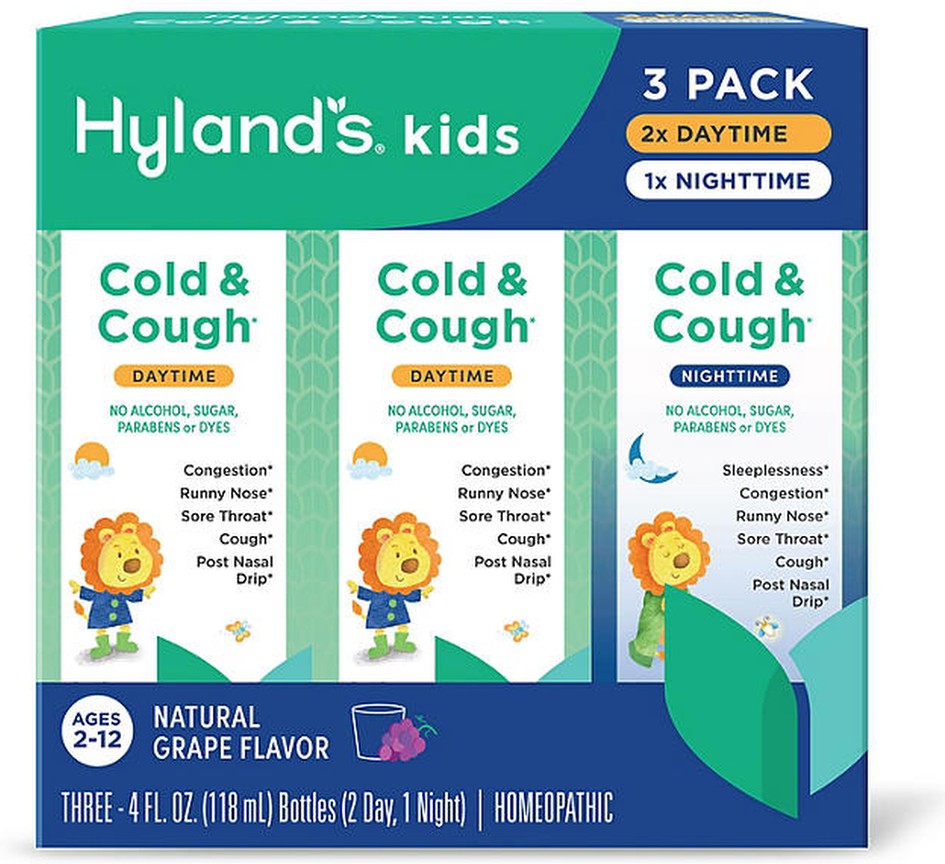 Kids Cold & Cough Day & Night, Grape Flavor, 4 fl. oz., 3 pk.