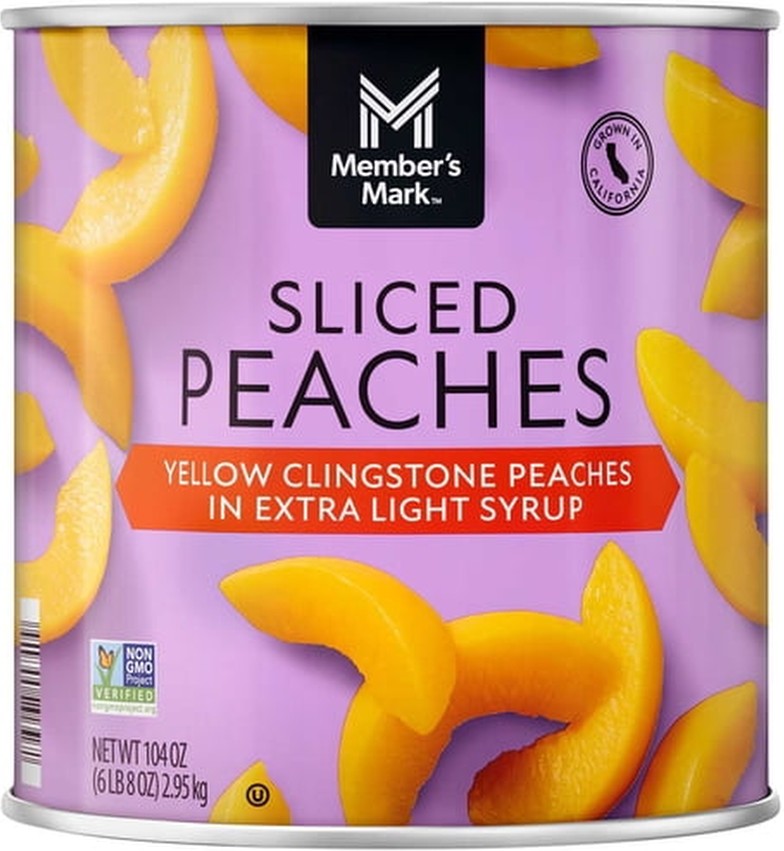 Sliced Peaches in Extra Light Syrup, 104 oz.