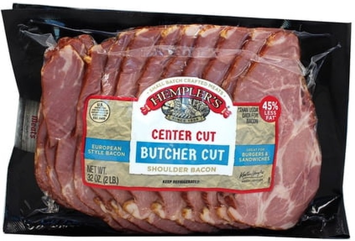 Hempler's Center Cut, Butcher Cut Shoulder Bacon, 32 oz.