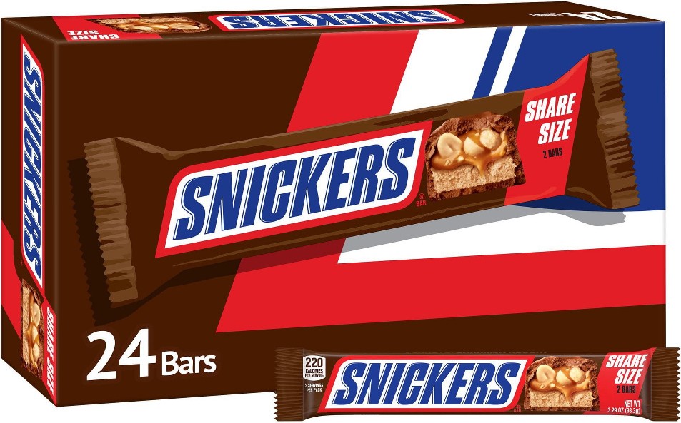 Milk Chocolate Candy Bars, Share Size, 3.29 oz., 24 pk.