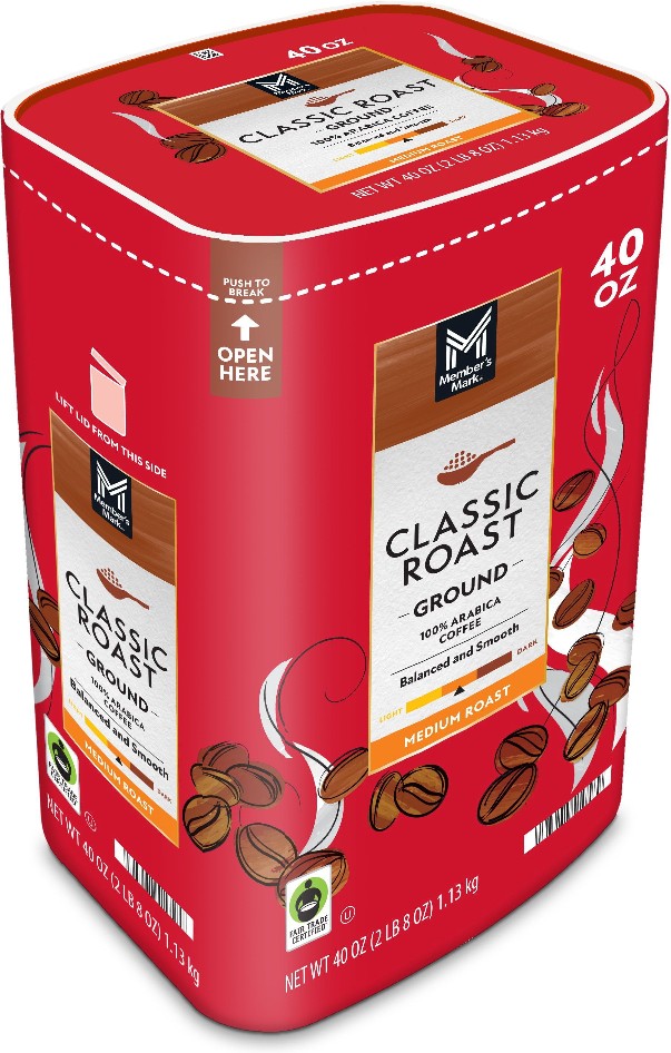 Classic Medium Roast Ground Coffee, 40 oz.