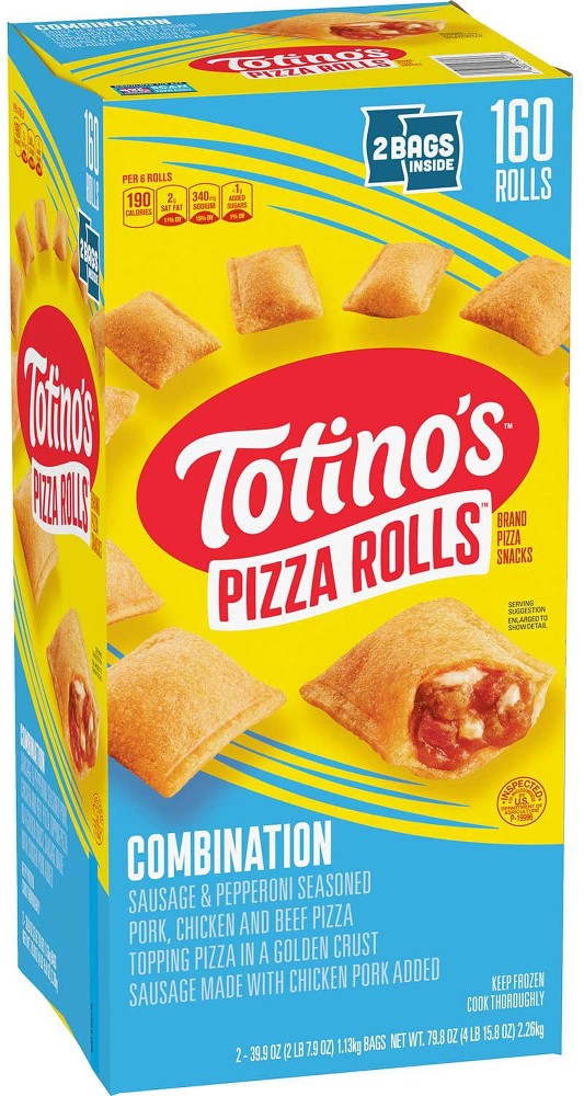 Combination Pizza Rolls, Frozen 160 ct.