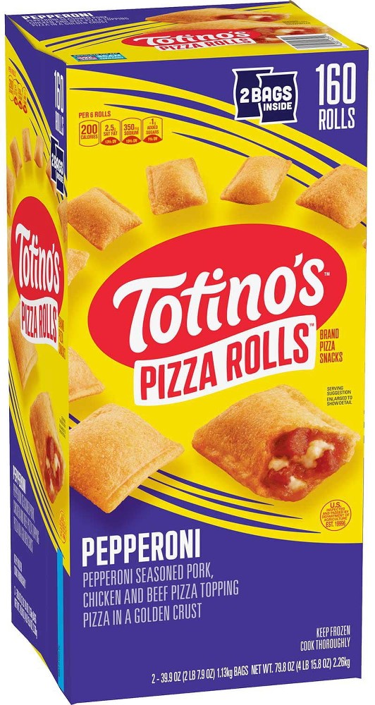 Frozen Pizza Rolls, Pepperoni 160 ct.