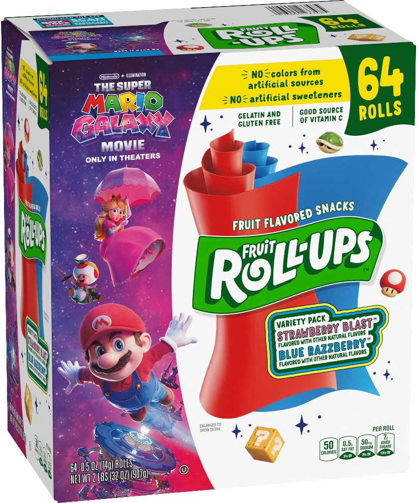 Fruit Flavored Snacks Variety Pack, 0.5 oz., 64 pk.