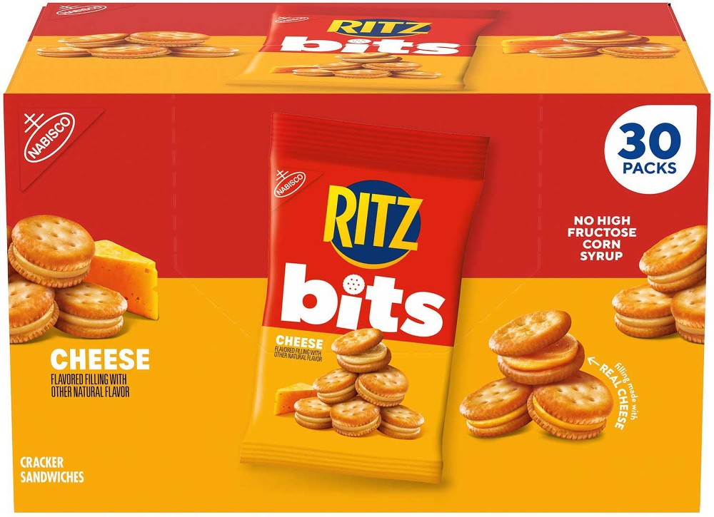 Bits Cheese Sandwich Crackers, 1.5 oz., 30 pk.