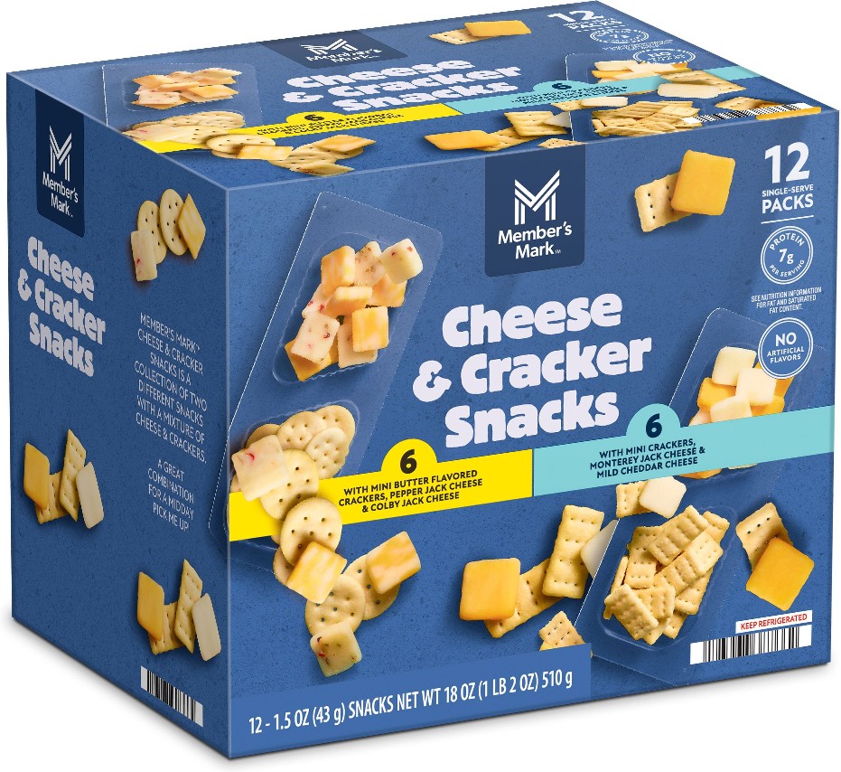 Cheese and Cracker Snacks, 12 pk.