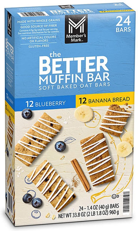 Better Muffin Bar Variety Pack, 24 ct.