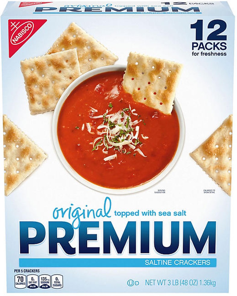 Premium Original Saltine Crackers, 4 oz., 12 pk.