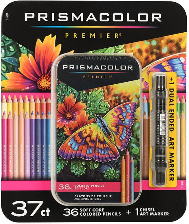 Premier Soft Core Colored Pencils, Assorted Colors, 37 Count