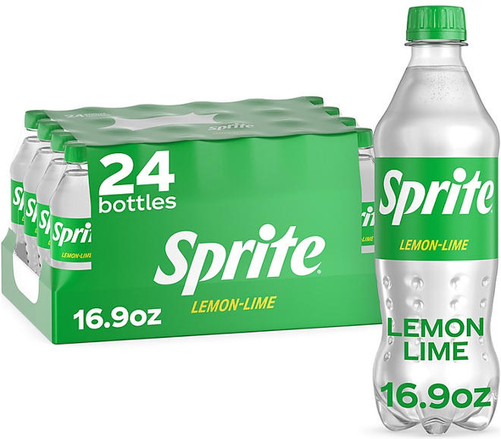 Lemon Lime Soda Soft Drinks, 16.9 fl oz., 24 pk.
