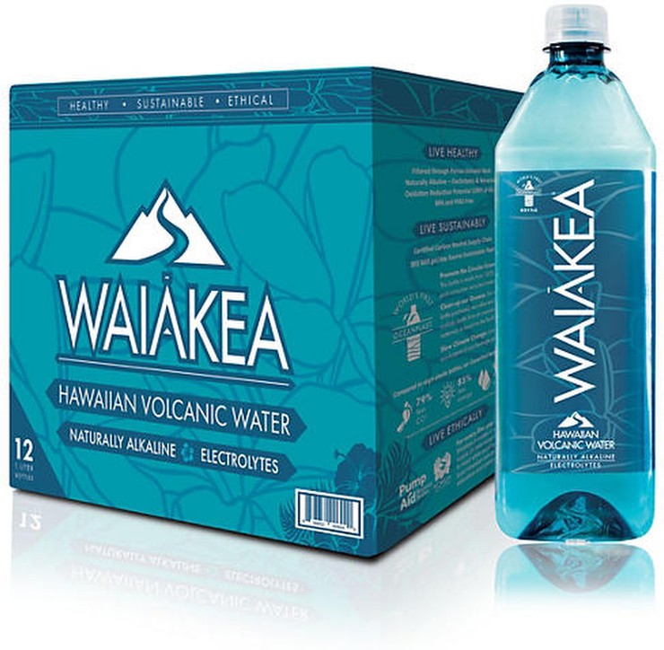 Hawaiian Volcanic Water 1 L., 12 pk.