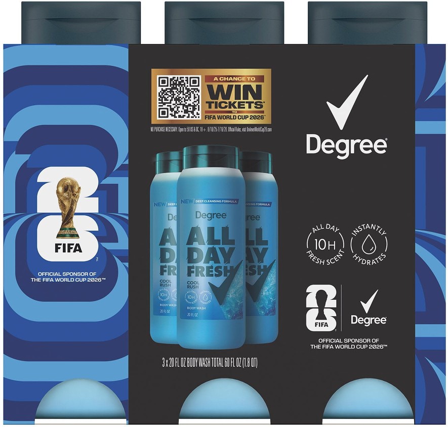 All Day Fresh Body Wash Cool Rush Deep Cleansing, 20 fl. oz., 3 pk.