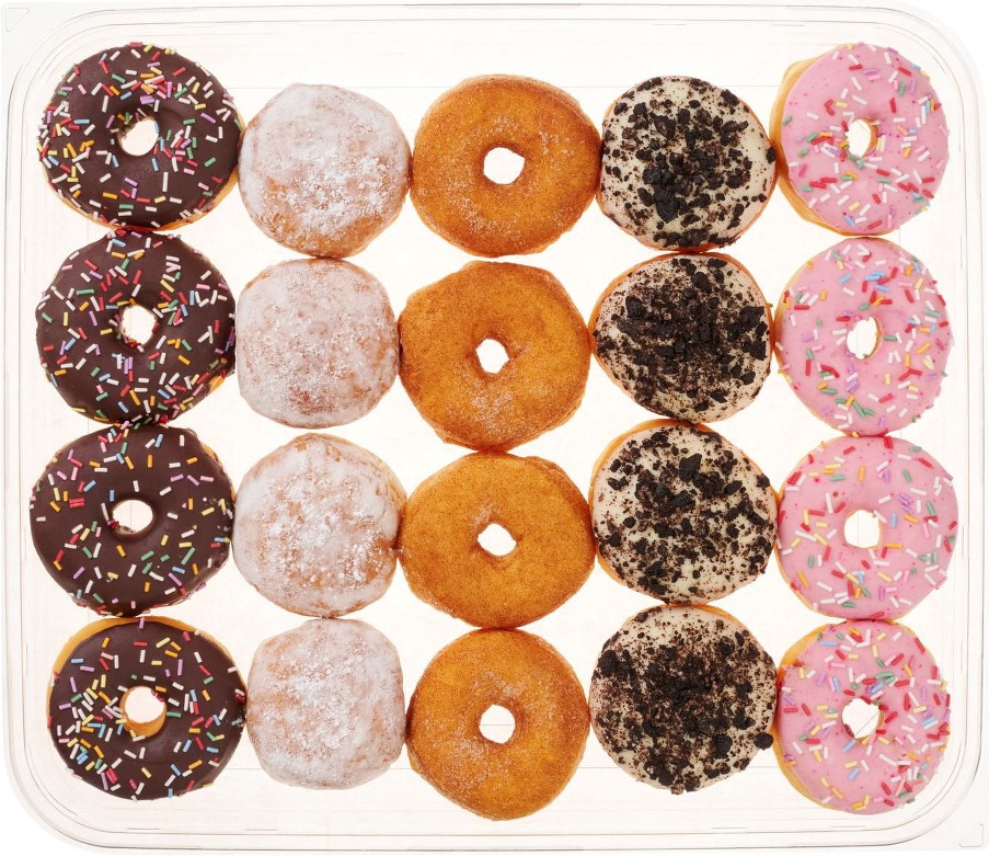 Assorted Donut Tray, Five Flavor Varieties, 20 ct.