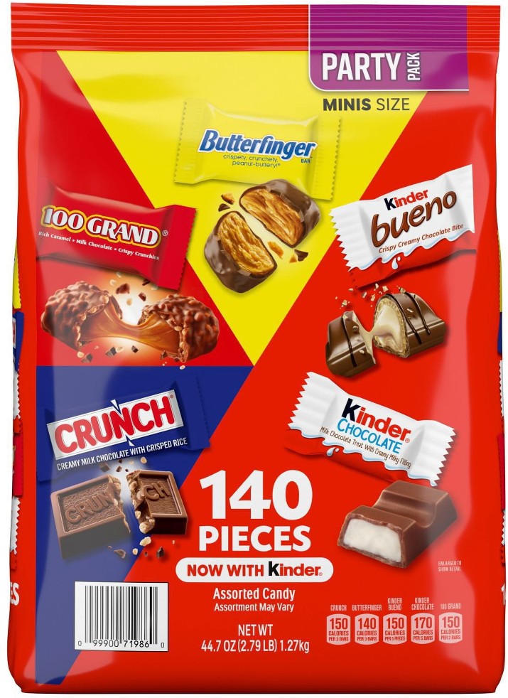 Minis Chocolate Candy Variety Pack, 140 pcs.