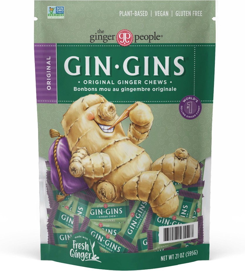Gin Gins Original Ginger Chews, 21 oz.