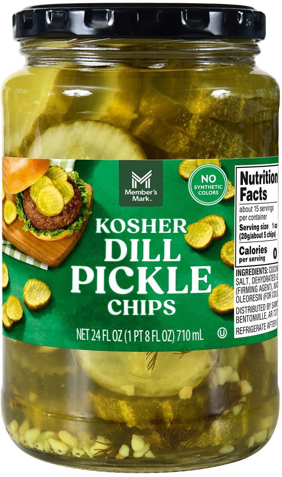 Kosher Dill Pickle Chips, 24 fl. oz., 2 pk.
