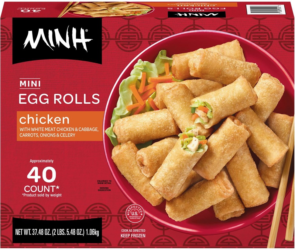 Mini chicken Egg Rolls