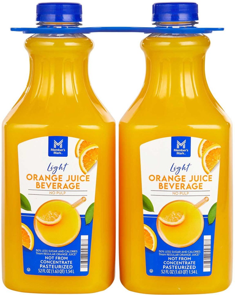 Light Orange Juice Beverage, 52 fl. oz., 2 pk.