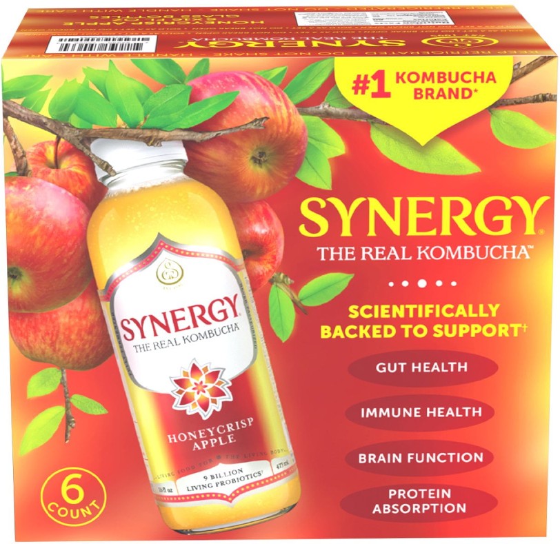 The Real Kombucha, Honeycrisp Apple, 16 fl. oz., 6 pk.