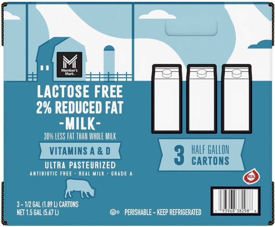 Lactose Free 2% Reduced Fat Milk, 64 fl. oz., 3 pk.
