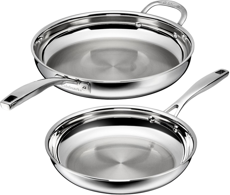 2-Piece Premium Tri-Ply 10â€ & 12â€ Skillet Set