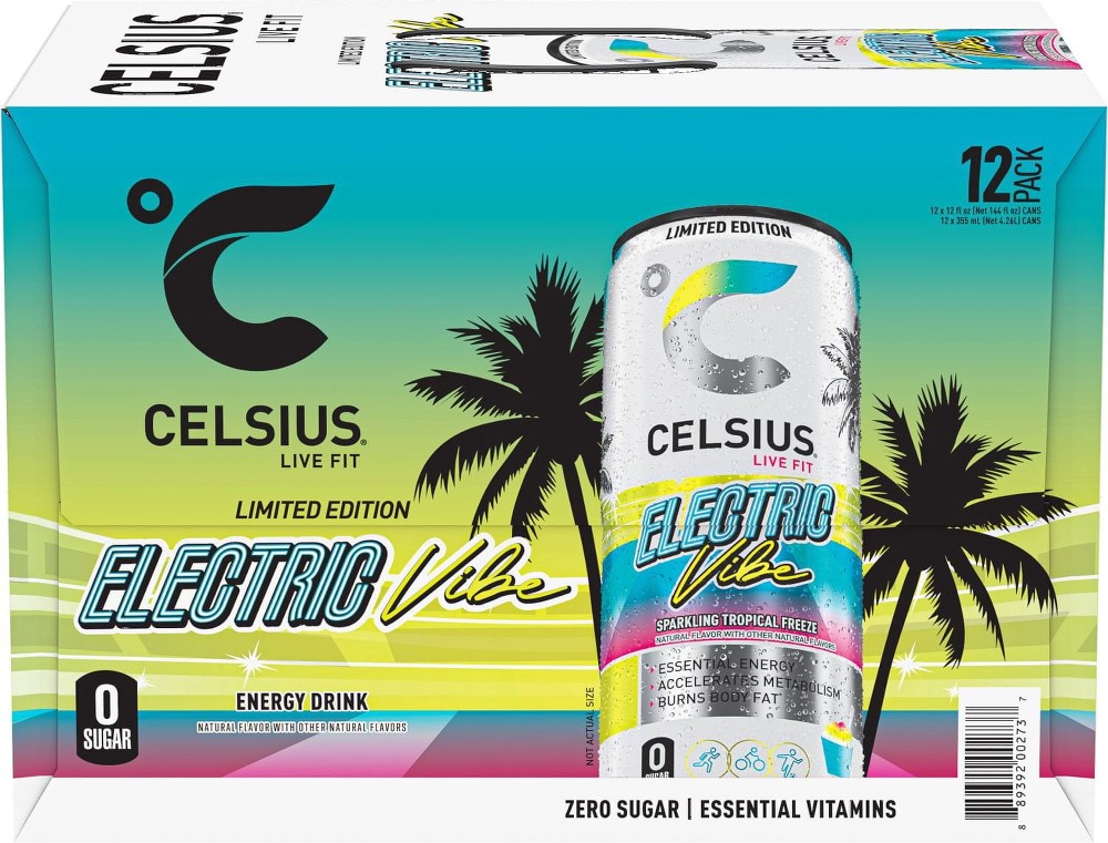 Electric Vibe Energy Drink 12 fl. oz., 12 pk.