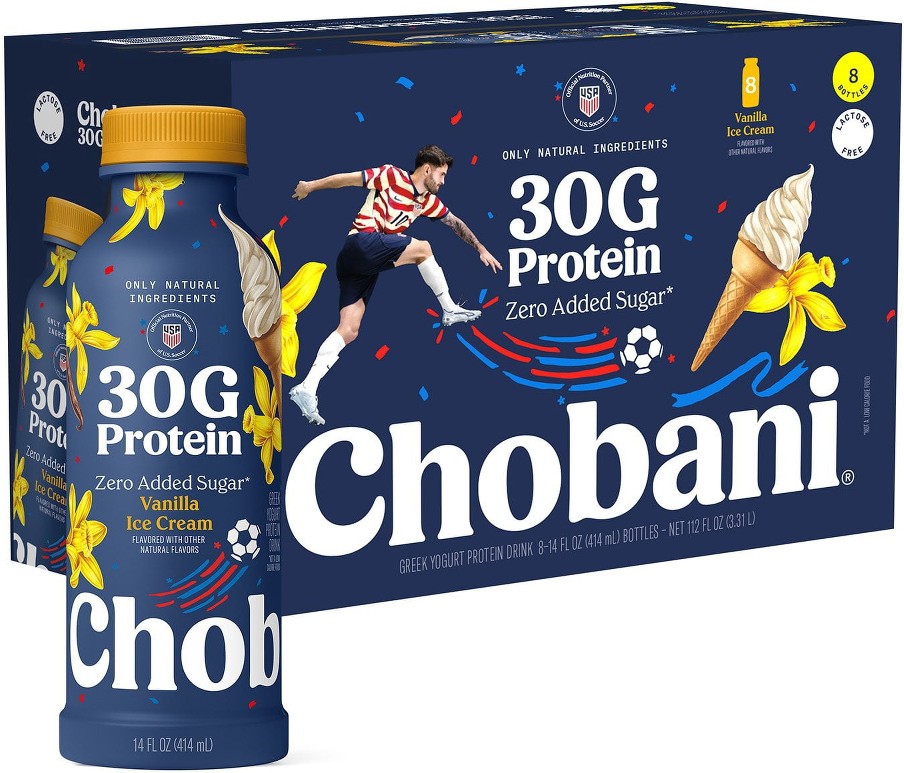 30G Protein Greek Yogurt Drink, Vanilla Ice Cream, 14 oz., 8 ct.