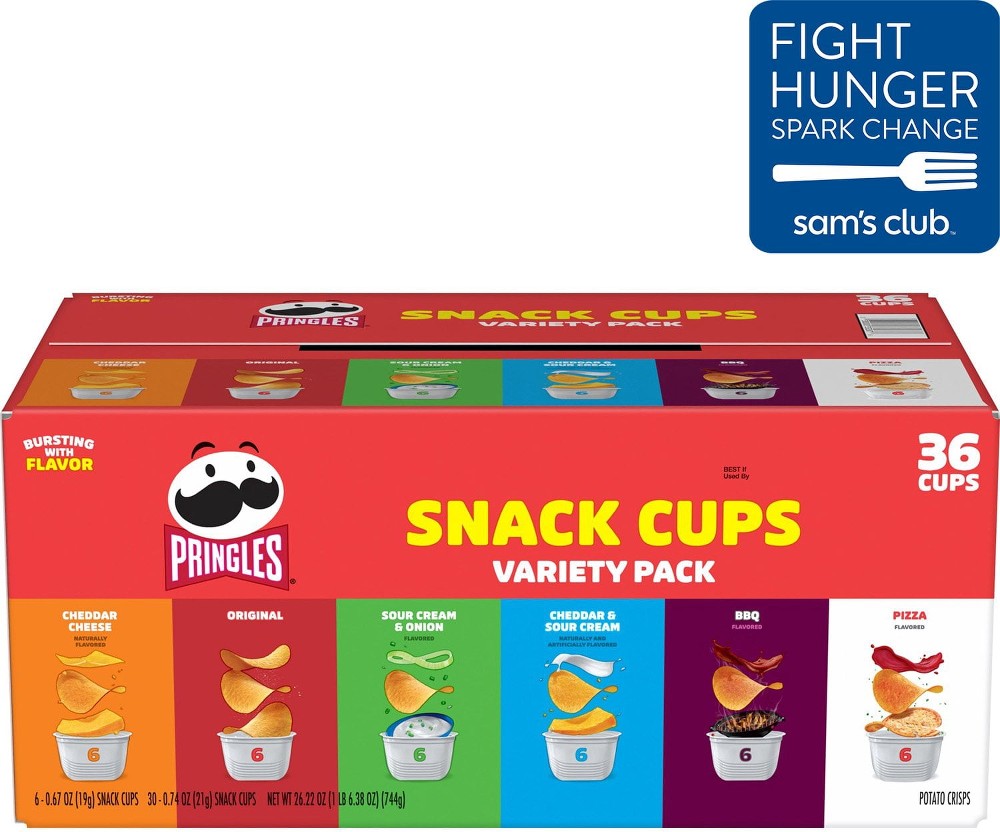 Snack Stacks Variety Pack Chips, 0.67 oz., 36 ct.