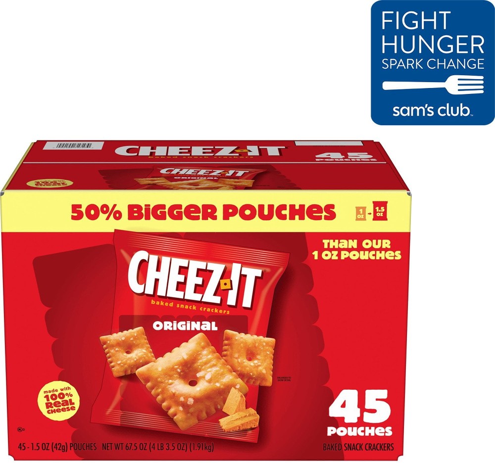 Original Baked Snack Crackers 1.5 oz., 45 pk.