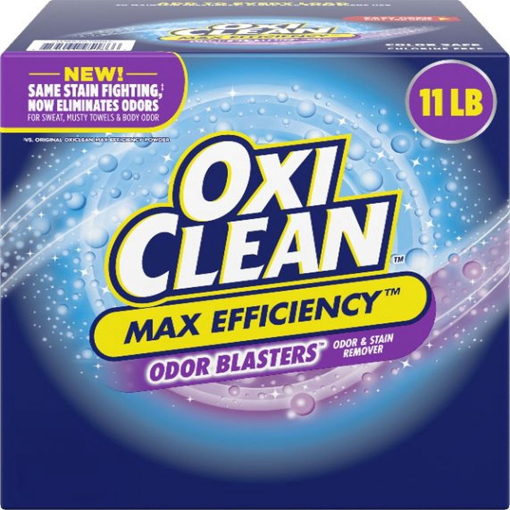 OxiClean Max Efficiency Odor Blasters Laundry Stain Remover Powder, 11 lb.