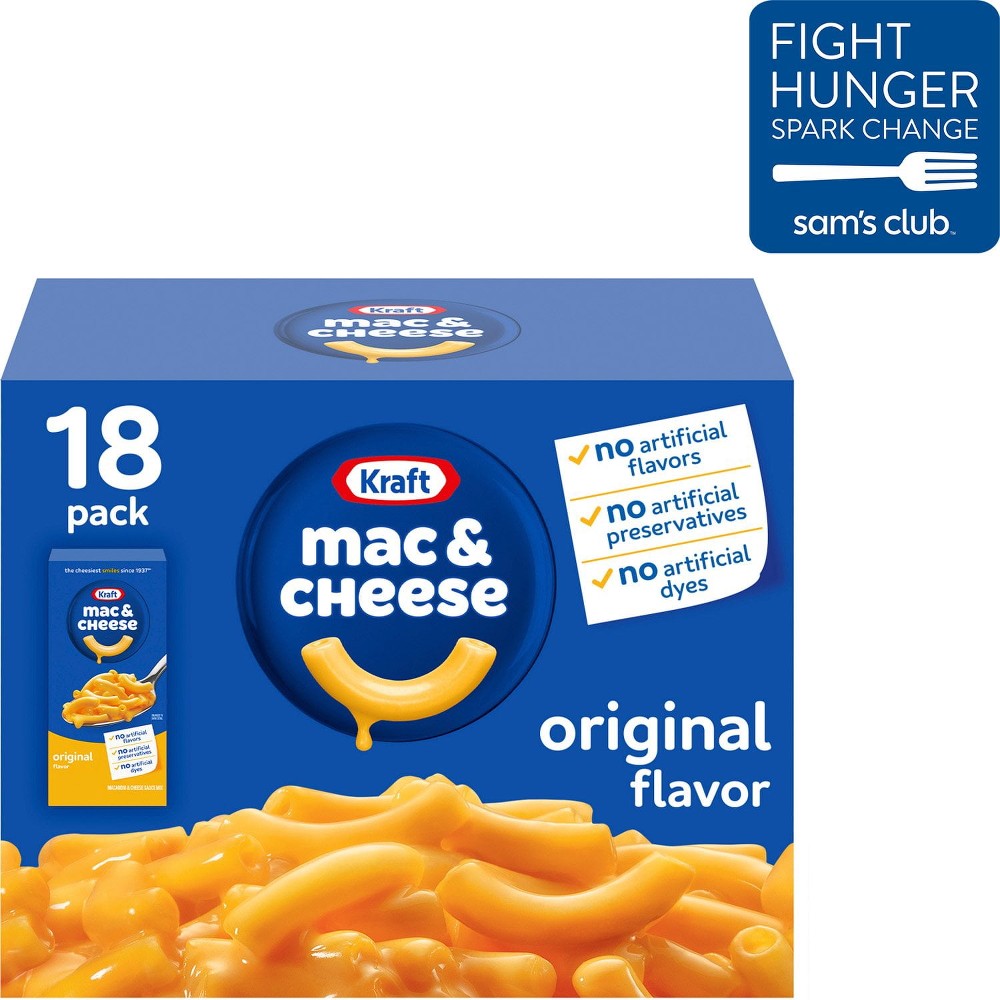 Original Macaroni and Cheese Dinner 18 pk.