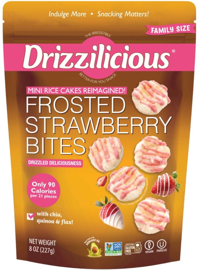 Frosted Strawberry Mini Rice Cakes, 8 oz.