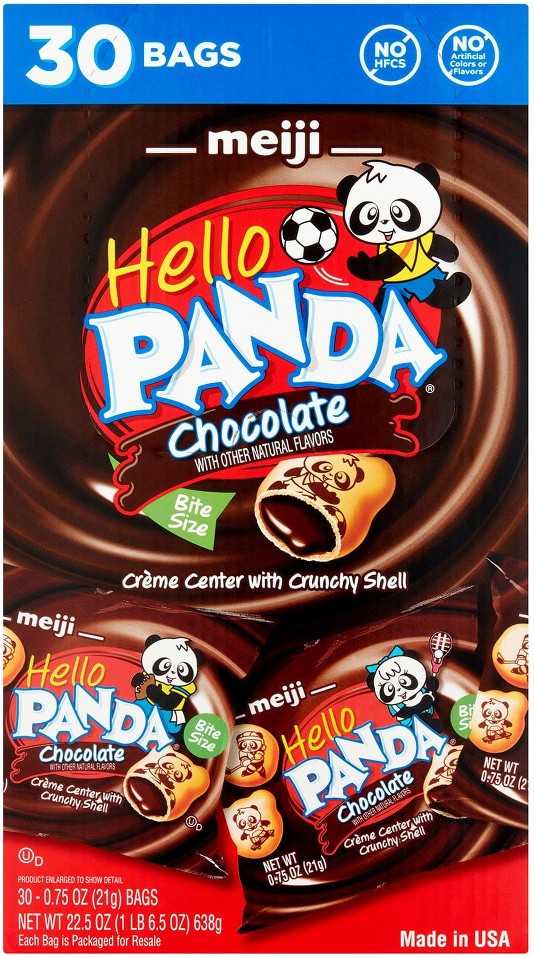 Hello Panda Chocolate Cookies, Bite Size, 0.75 oz., 30 pk.