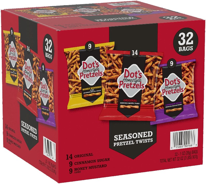 Homestyle Pretzel Twists Variety Pack, 1 oz., 32 pk.
