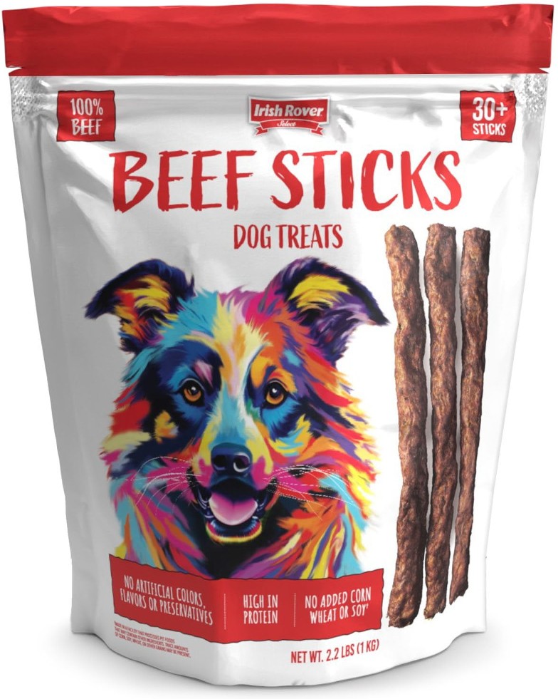 Beef Stick Dog Treats, 35 oz.