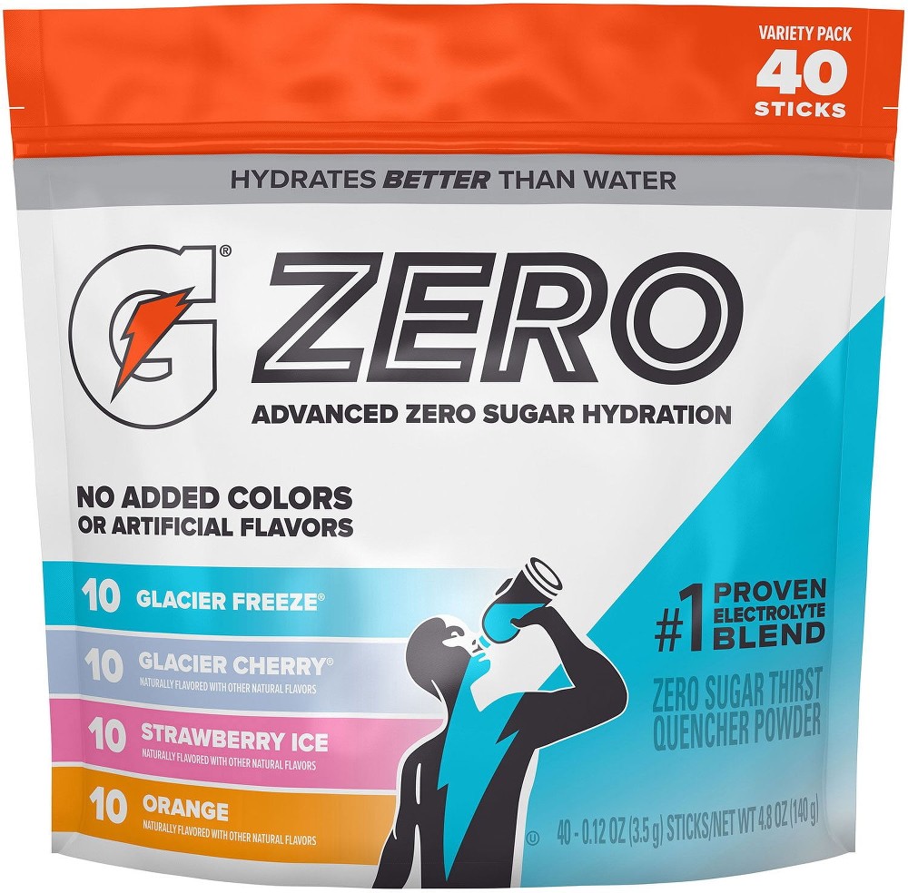 G Zero Powder Variety Pack, 40 pk.