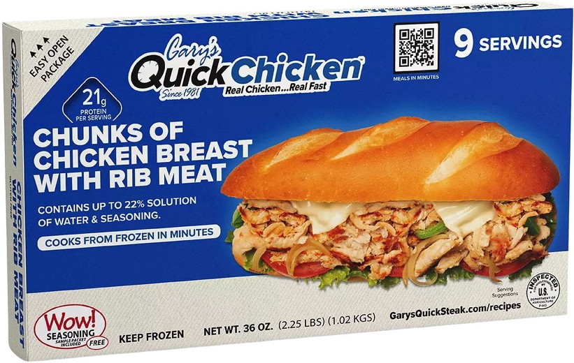 , Chunks of Chicken Breasts, Frozen, 9 ct.