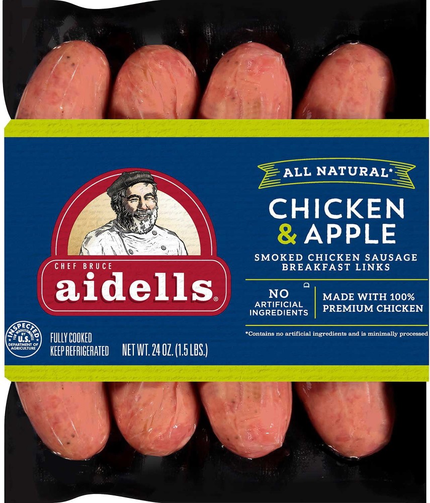 Chicken and Apple Smoked Chicken Sausage Breakfast Links, 24 oz.