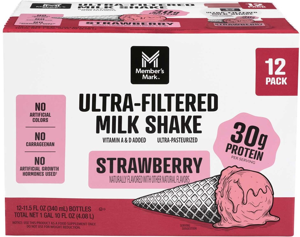 Ultra-Filtered Milk Shake, Strawberry, 11.5 fl. oz., 12 pk.